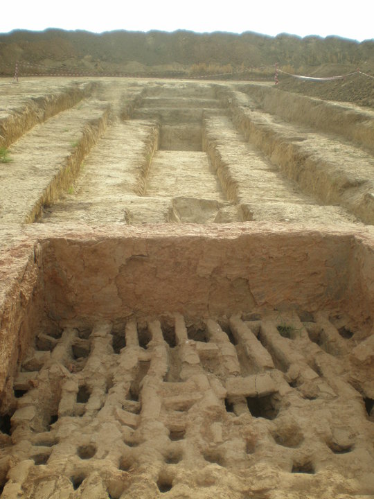 Horno en el yacimiento de Lancia